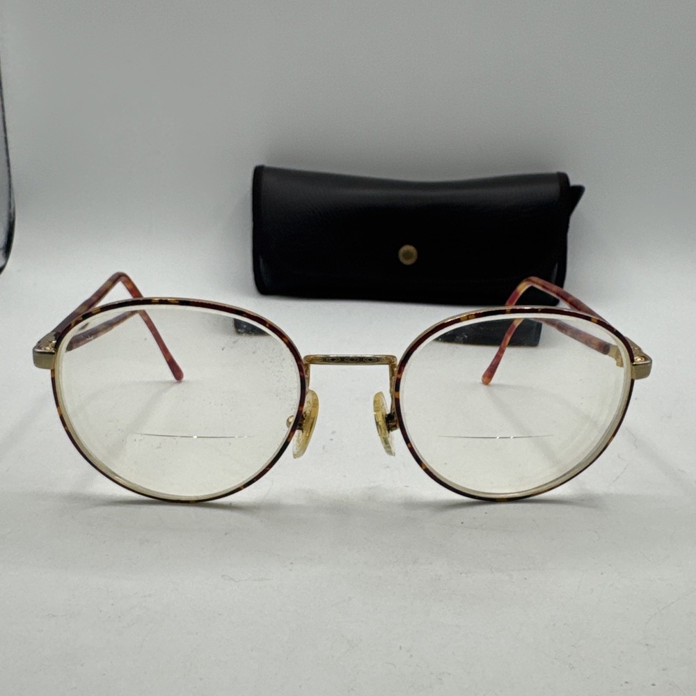 GUCCI GG 1311 63S 51[]19 140 Gold Eyeglass/Sunglass Frames Red W/ Leather Case - Picture 3 of 11